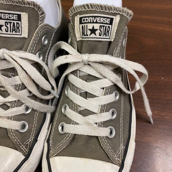 Converse Chuck Taylor All Star OX Women's Low Top Seasonal Gray Sneakers, size 7 - Picture 5 of 12